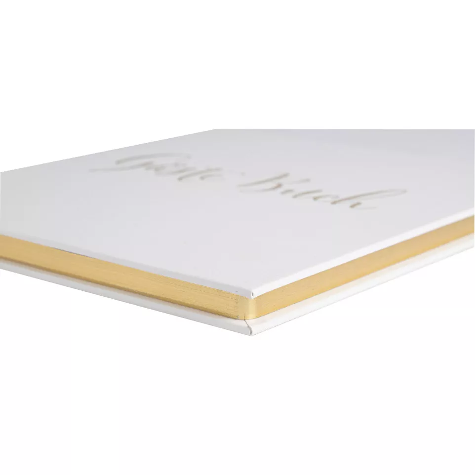 Guest book 140p gold 21x19 German...