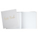 Guest book 140p gold 21x19 German Kraft/ Pc.