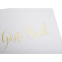 Guest book 140p gold 21x19 German Kraft/ Pc.