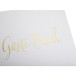 Guest book 140p gold 21x19 German Kraft/ Pc.