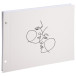 Screwbin album 40p whi 37x29cm Art ivory/ Pc.