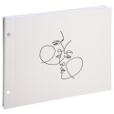 Schroefalbum 40p wit- 37x29cm Art ivoor/ St.