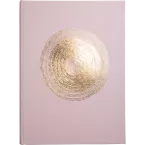 Guest book 100p gold 27x22 Ellipse grey/ Pc.