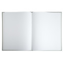 Gastenboek 100p goud- 27x22 Ellipse groen/ St.