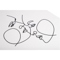 Guest book 100p silver 27x22cm Art black/ Pc.
