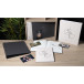 Guest book 100p silver 27x22cm Art black/ Pc.