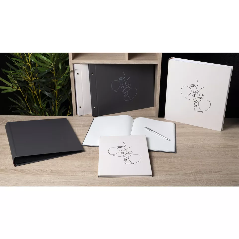 Guest book 100p silver 27x22cm Art...