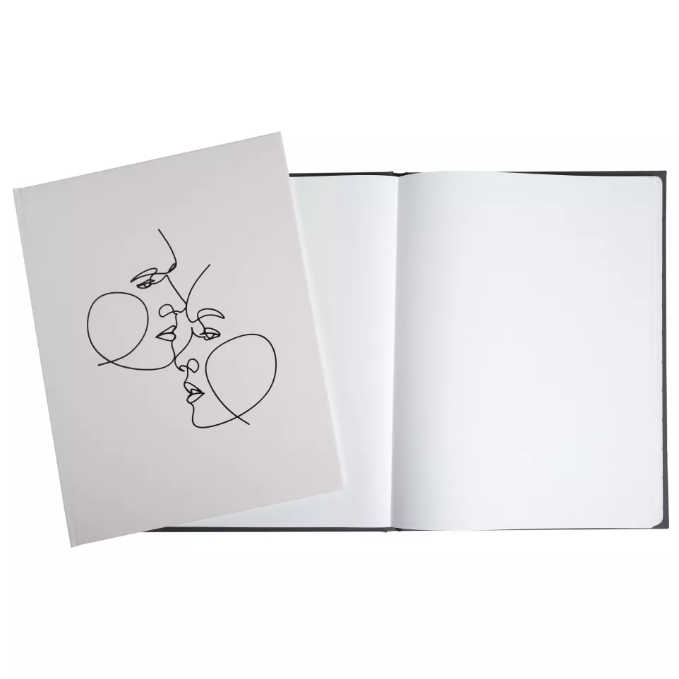 Guest book 100p silver 27x22cm Art...