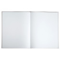 Guest book 100p silver 27x22cm Art black/ Pc.