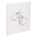 Guest book 100p silver 27x22cm Art black/ Pc.