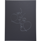 Gastenboek 100p zilv-er...