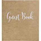 Gastenboek 140p goud- 21x19...