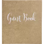 Guest book 140p gold 21x19 English kraft/ Pc.