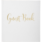 Gastenboek 140p goud-...