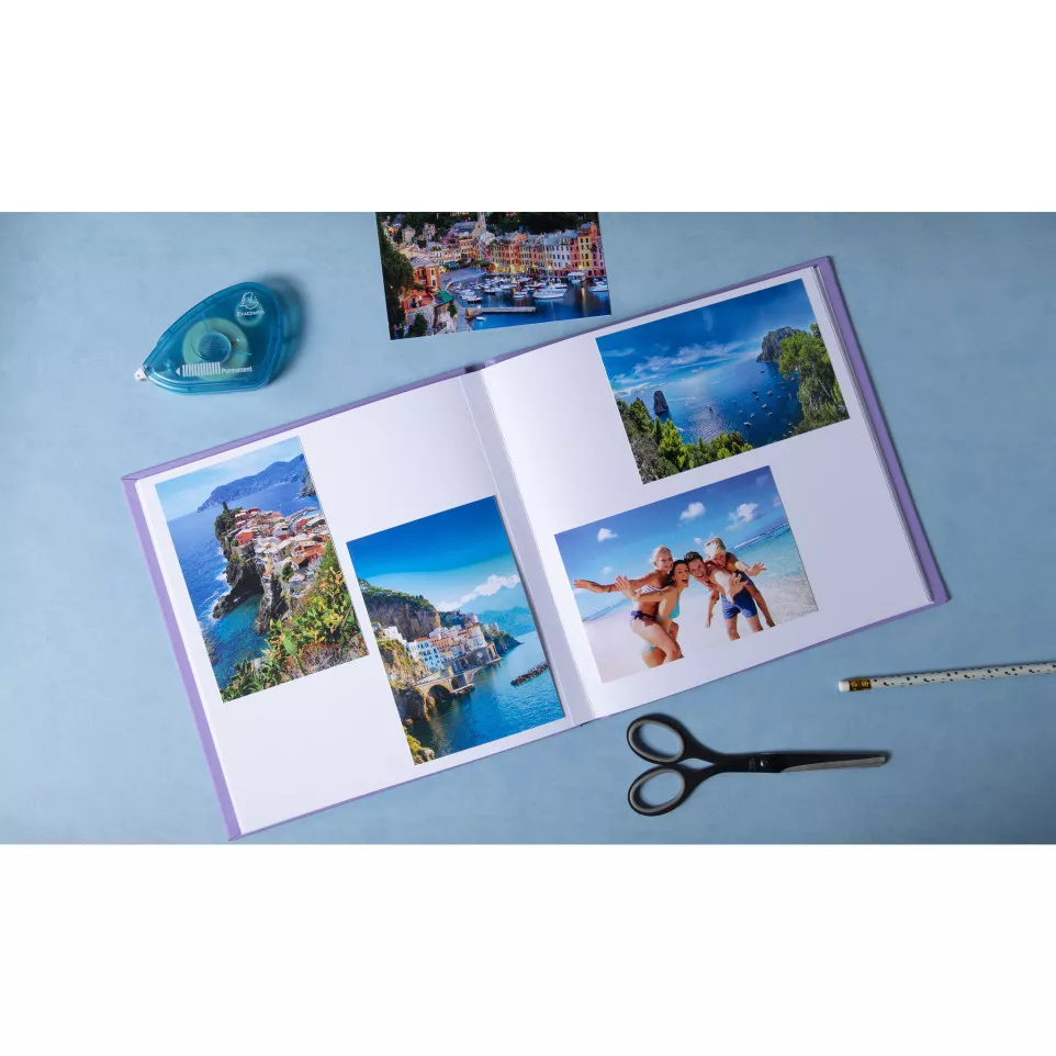 Fotoalbum 30p wit 25-x25cm Plum'...