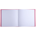 Fotoalbum 30p wit 25-x25cm Plum' framboos/ St.