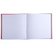 Fotoalbum 30p wit 25-x25cm Plum' framboos/ St.