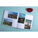Fotoalbum 30p wit 25-x25cm Plum' turkoois/ St.