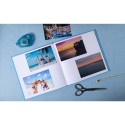 Fotoalbum 30p wit 25-x25cm Plum' turkoois/ St.