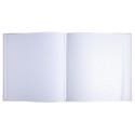 Fotoalbum 60p wit 29-x32cm Ellipse roze/ St.