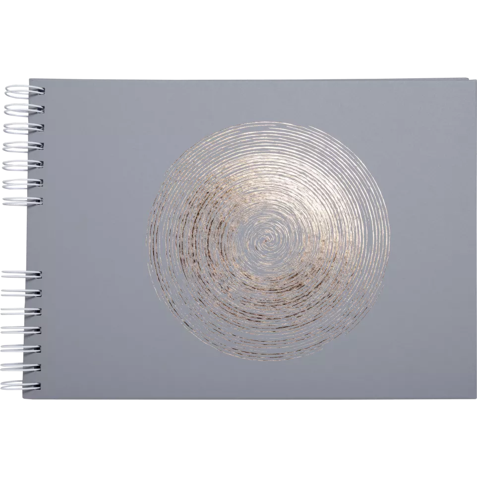 Fotoalb spir 50p wit- 32x22 Ellipse...