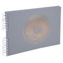 Fotoalb spir 50p wit- 32x22 Ellipse grijs/ St.