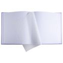 Fotoalbum 60p wit 29-x32cm Plum' paarse/ St.