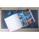 Fotoalbum 60p wit 29-x32cm Plum' framboos/ St.