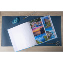 Fotoalbum 60p wit 29-x32cm Plum' turkoois/ St.