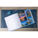 Fotoalbum 60p wit 29-x32cm Plum' turkoois/ St.