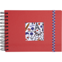 Wirebound Album 50p 23x16cm French'Class/ Pc.