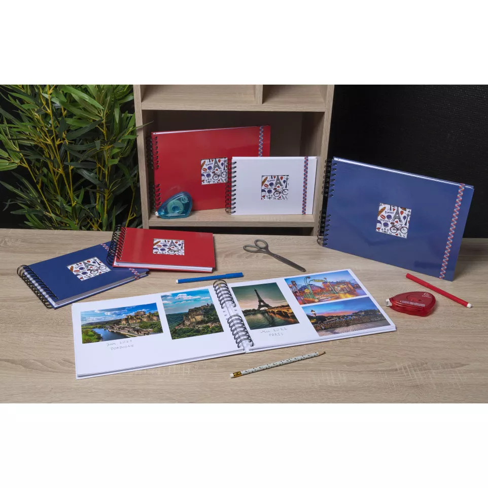 Wirebound Album 50p 23x16cm...