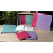 Gastenboek 140p goud- 21x19 Plum framboos/ St.