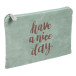 Trousse plate velours Ellipse/ Pce