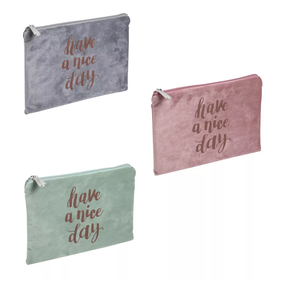 Trousse plate velours Ellipse/ Pce