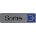 Plaque  adhésive Sortie FR-/ Pce