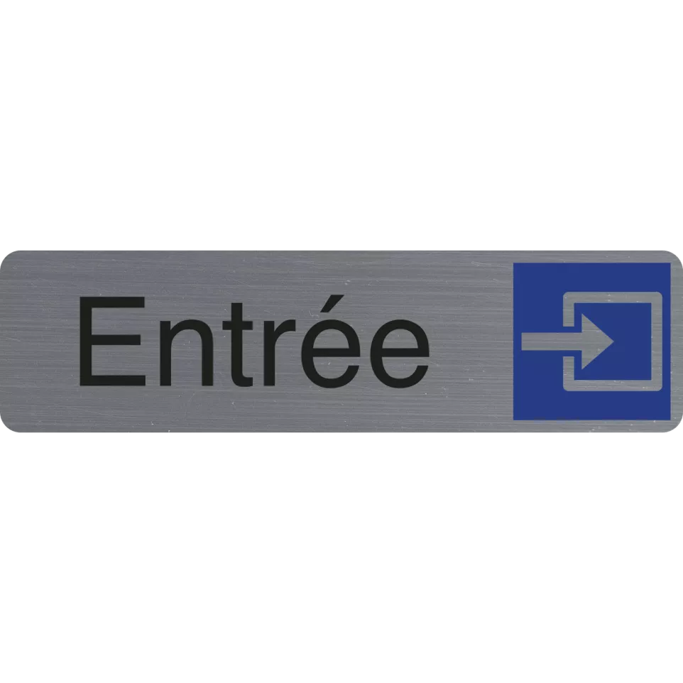 Zelfklevende deurbord Input FR-/ St.