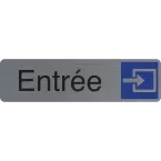 Plaque adhésive Entrée FR-/ Pce