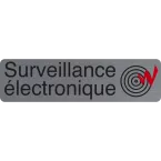 Plaque Surveillance électronique FR-/ Pce