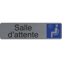 Plaque  adhésive Salle d'attente FR-/ Pce