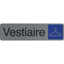 Plaque adhésive Vestiaire FR-/ Pce
