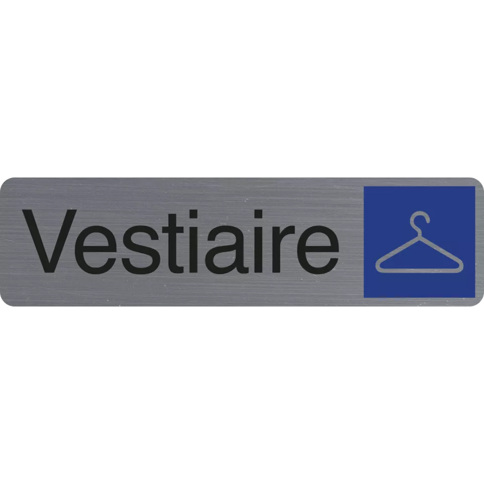 Plaque adhésive Vestiaire FR-/ Pce