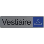 Plaque adhésive Vestiaire FR-/ Pce