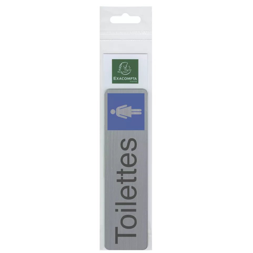 Sign adhesive aluminium effect...