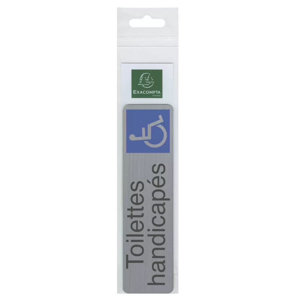Plaque adhésive Toil-ettes handicapés...