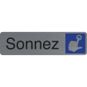 Plaque adhésive Sonnez FR-/ Pce