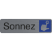 Plaque adhésive Sonnez FR-/ Pce