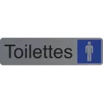 Deurbord voor herentoiletten FR-/ St.