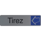 Plaque adhésive Tirez FR-/ Pce