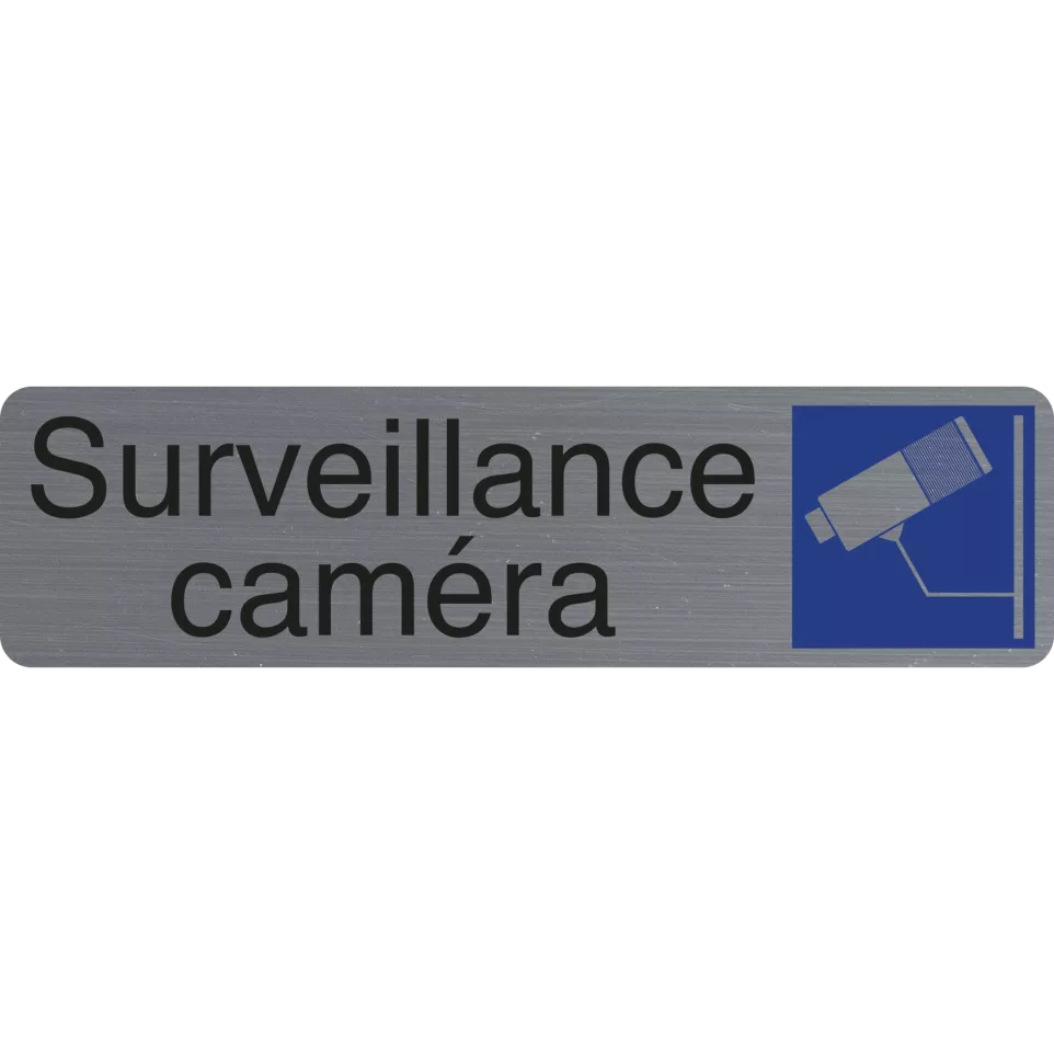 Plaque adhésive Surv-eillance camera...